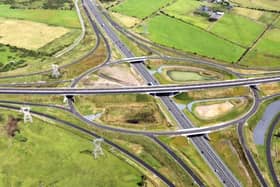 The Rathmorrissey interchange, where the M17/M18 will meet the M6.