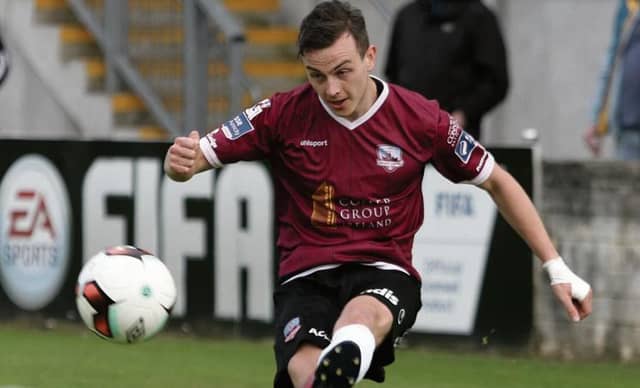 Galway United's Marc Ludden who hopes the Tribesmen can continue their current momentum in the club's fight for Premier Division survival.