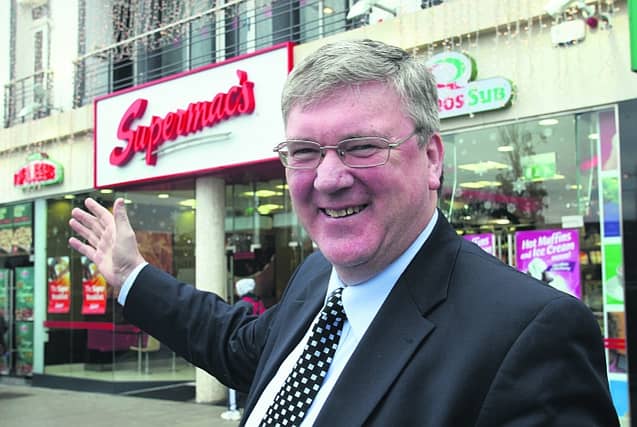 Pat McDonagh at Supermac's in Eyre Square