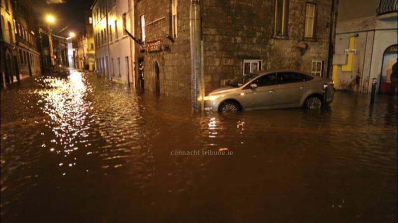 Flooding at Flood Street during Storm Eleanor. PHOTO: JOE O'SHAUGHNESSY.