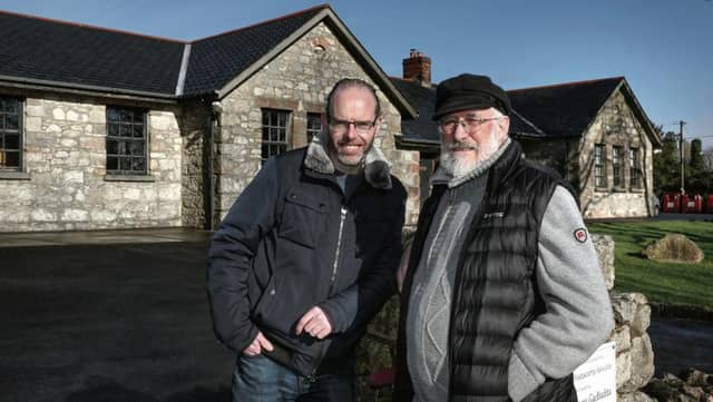 Dan Dwyer and Donncha Ó hEallaithe of Club Scannán Sailearna.