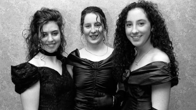 At the South Galway Secondary Schools Debs Ball in the Corrib Great Southern Hotel in August 1994 were Marianne Fahy, Elva Conroy and Olivia Mahoney, all of Gort.