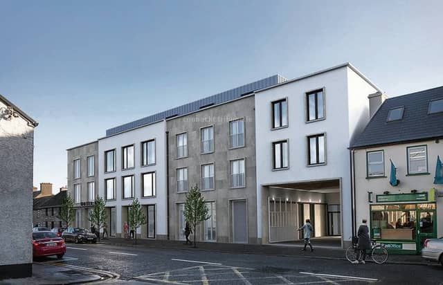 A computer-generated image of 'The Dean' hotel which will be built in Bohermore hotel.