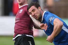 Former Galway United player Jesse Devers who struck a late winner for Finn Harps in Monday night's First Division tie in Ballybofey.