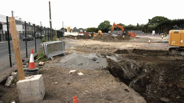 Work proceeding on the Gilmartin Road development.