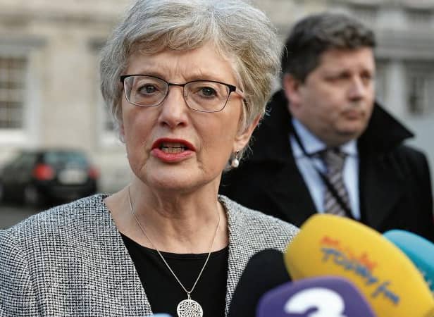Action...Minister Katherine Zappone.
