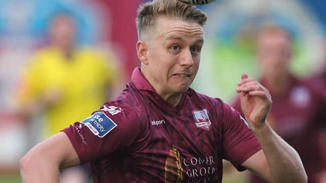 Galway United's Eoin McCormack who had a penalty saved against UCD in Friday night's First Division tie at the Belfield Bowl.