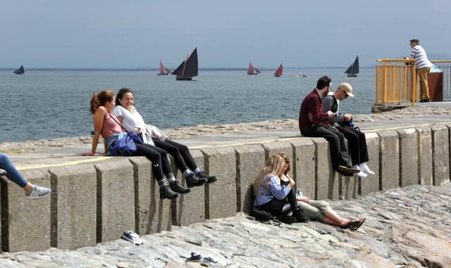 Red sails in the sunset: Taking it easy during our glorious Summer of 2018 at Salthill. PHOTO: JOE O'SHAUGHNESSY.