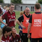 Stephen Glennon (centre), who has stepped down as Galway senior ladies Gaelic football manager after two years in charge.