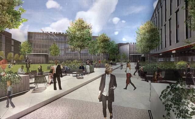 An architect's impression of the new Crown Square plans.