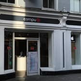 The Compu b premises on William Street: targeted in ram raid.