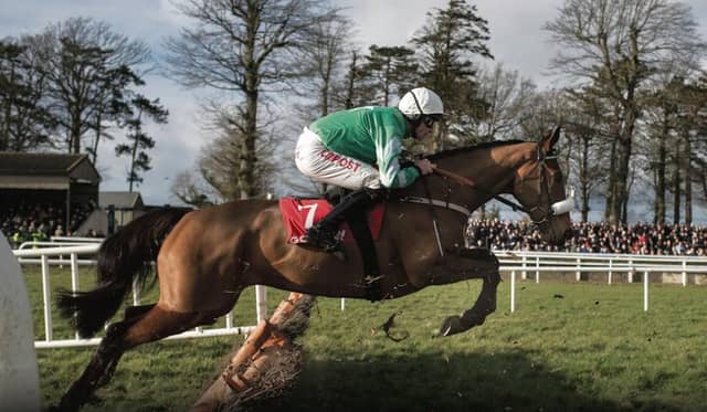 Presenting Percy and Davy Russell winning the John Mulhern Galmoy Hurdle at Gowran Park last Thursday. Inset: Trainer Pat Kelly.