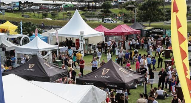 Facing criticism: the Galway International Food and Craft Fair in Salthill at the weekend. PHOTO: JOE O'SHAUGHNESSY.