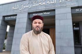 Imam Ibrahim Noonan outside Galway Mosque.