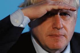 Boris Johnson...looking into the future.