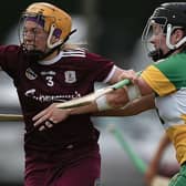 Galway captain Sarah Dervan in action against Grainne Egan of Offaly earlier in the championship. The Tribeswomen face Waterford in the All-Ireland quarter-final on Saturday.