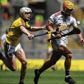 Galway minor Shane Morgan who could yet be cleared to play in the All-Ireland final despite being stretchered off at Croke Park last Sunday.