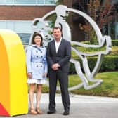 Patricia Philbin, CEO Galway 2020 European Capital of Culture and John Kilmartin,  Senior Director of Regulatory Affairs, Medtronic. PHOTO: ANDREW DOWNES Xposure.