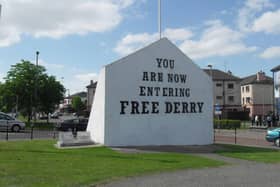 The famous Free Derry wall...a symbol of Northern nationalism.
