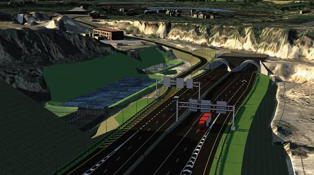 The tunnel at Lackagh Quarries, part of the proposed Galway City Ring Road project.