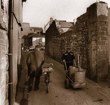 Rush hour traffic of a different kind in Bowling Green in February, 1991.
