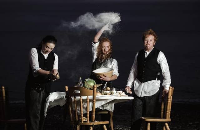 The immersive play offers a history of Irish food. PHOTO: STE MURRAY.