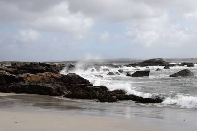 This was taken during Storm Ali at the beach in Keeraun Beg, Carraroe. Photo: Barbara Ann Folan.