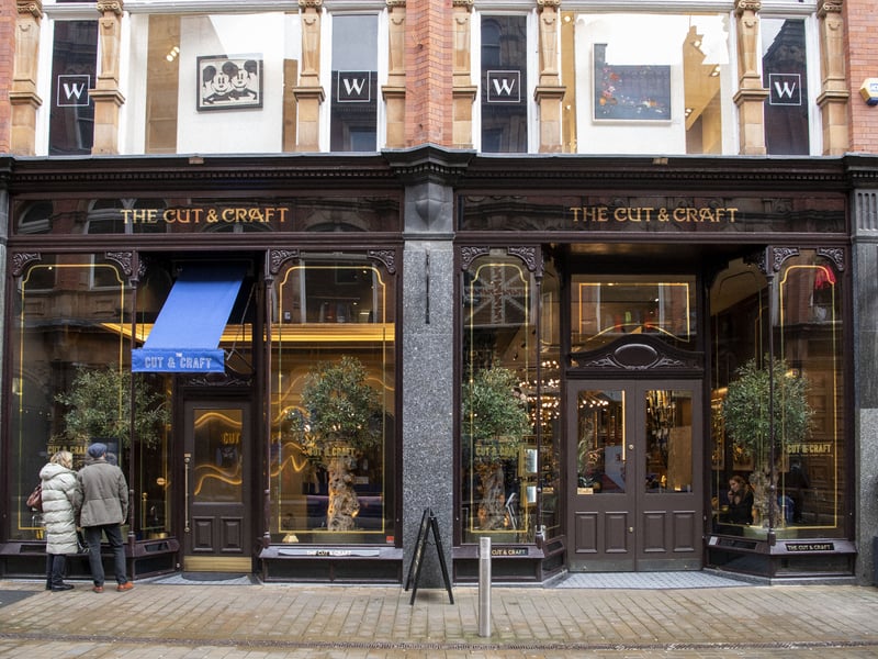 Housed inside Leeds’ historic former bank building on King Edward Street, The Cut & Craft is known for its steak menu and striking interiors.📍23 King Edward St, Leeds LS1 6AX