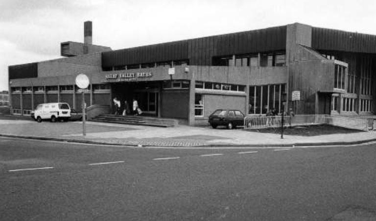 Sheaf Valley swimming baths, Harmer Lane, Sheffield, pictured shortly before they closed in January 1991, less than 20 years after they had been officially opened in 1972