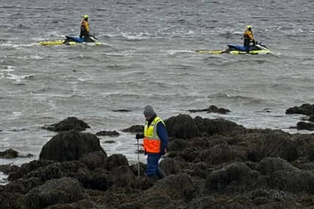 Oranmore Maree Coastal Search Unit at work earlier this week