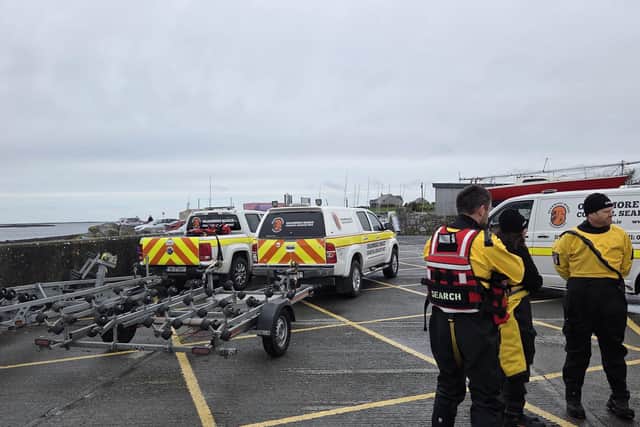 Oranmore Maree Coastal Search Unit searching earlier in the week