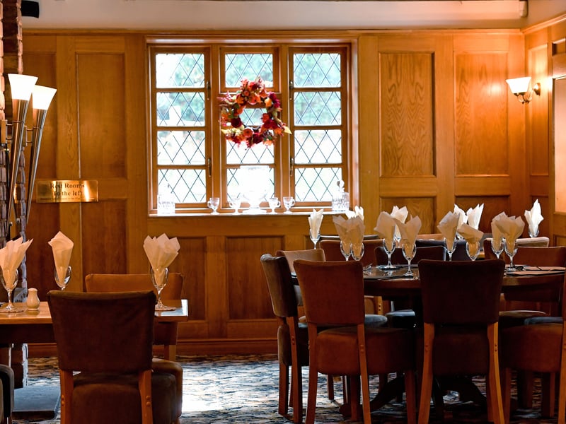Given a score of 4 stars out of 1771 reviews.
Top review: "Lovely place with great food. We went on Sunday for the carvery and I have not been to the punch bowl for a few years and my husband had never been before. We will definitely be returning as everything about the place is great, food, ambience and the staff are very helpful, attentive and friendly."
Address: Ludlow Rd, Bridgnorth, WV16 5NQ.