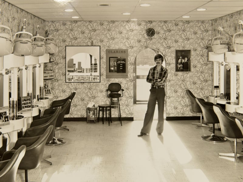 Nicholas Davis Hair Salon is pictured when it opened in Tettenhall in 1975. New salons like this reflected the changing fashions of the decade, with hairstyles becoming just as memorable as the clothes people wore. Do you remember Nicholas Davis Hair Salon, or where you went for your haircut in the 1970s?