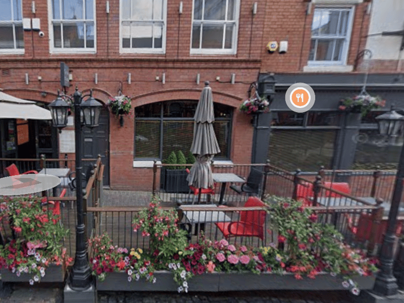 Given a score of 4.8 out of 1496 reviews.
Top review: 'Classic and excellently tasty Italian. Very good value and the staff provided thoughtful service, to be attentive at the beginning and then gave us space and time to relax at the end of the meal.'
Address: 24 Ludgate Hill, Birmingham, B3 1DX.