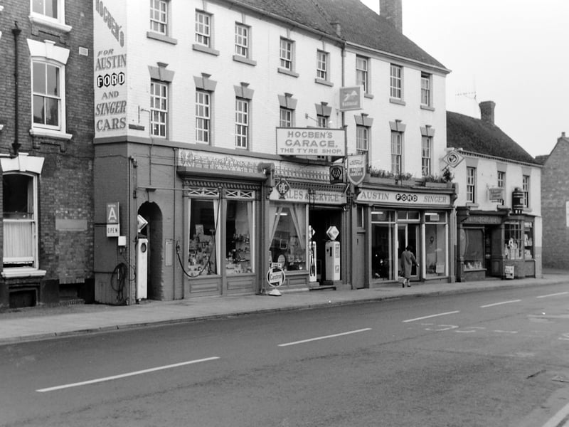 Hogben's Garage is pictured in 1959 or 1960, with a wonderfully peaceful street scene and little sign of the bustle seen in the town today. The buildings and surroundings offer a glimpse of Newport as it looked more than 60 years ago. Do you remember Hogben's Garage, or this part of town in those days?