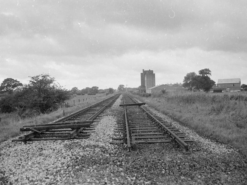 The Newport silo can be seen on the horizon in this photograph, which dates from sometime in the 1960s or 1970s. It is one of those familiar landmarks that helped people recognise the town as they approached. Do you remember seeing the silo on the skyline, or have memories of this view of Newport?