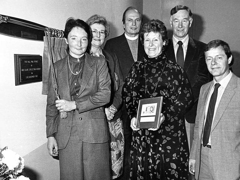 Community pride was on full display as Cosy Hall in Newport was officially opened on November 3, 1985. Clare Coplestone-Boughey performed the honours of unveiling the commemorative plaque inside the new local facility. Pictured celebrating the occasion are Clare Coplestone-Boughey, Dr Barbara Marsh, the Rev Roy Hibbert, Sue Miles, John Day, and Geoff Williams. Were you among the first local residents to visit the newly opened venue back in the autumn of 1985?