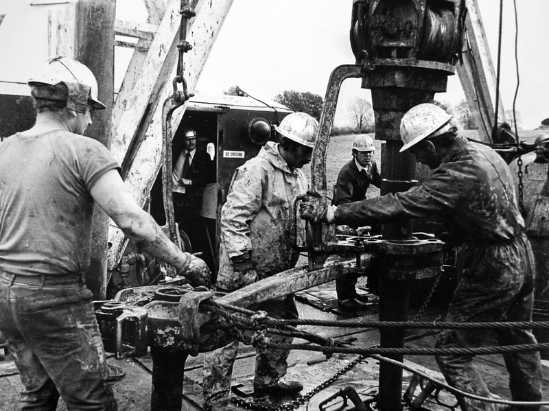 A glimpse of Shropshire’s search for new energy sources in November 1972, as drilling took place at Trend Exploration’s well at Moreton Farm, Prees. The project brought industry into the countryside as exploration work got under way. Do you remember seeing the drilling operation, or the interest it created locally?