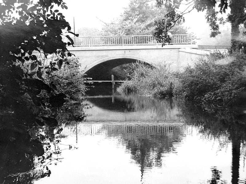 Pontesford Bridge, near Shrewsbury, is pictured on October 11, 1962, as work neared completion on a rebuilt and widened crossing on the Shrewsbury to Bishop’s Castle road. Although it was essentially the old bridge rebuilt and given a more modern design, the scene still made an attractive picture. Can you remember the bridge before it was widened? Do you think the new design improved this familiar stretch of road?
