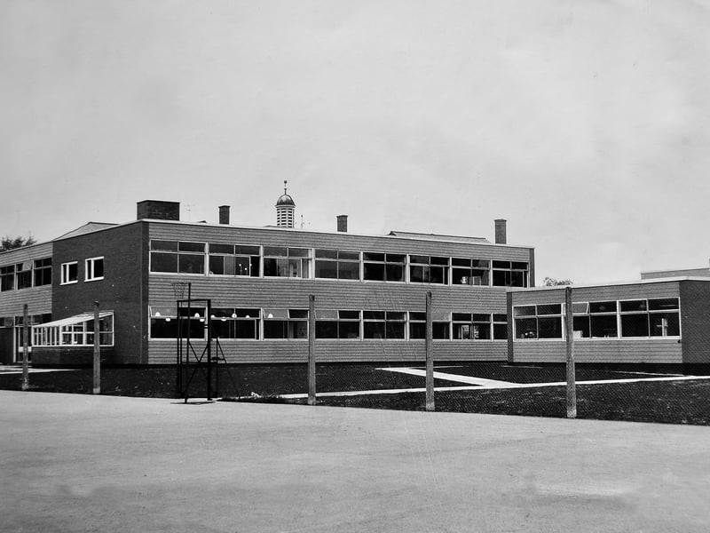 Wellington Girls' High School is pictured on September 29, 1962, as new extensions were completed in the same year the school celebrated the 50th anniversary of its original building. The additions were officially opened by Sir Offley Wakeman, chairman of Shropshire Education Committee, marking another milestone in the school's history. Did you attend Wellington Girls' High School, or do you remember these extensions when they were brand new?