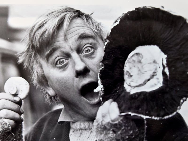 Coven Heath Nursery owner John Holt shows off a giant mushroom as he encourages shoppers to support independent shops for their fresh fruit and vegetables in 1989. He believed local shops offered good quality produce and plenty of bargains. Do you remember shopping for fruit and veg at independent shops like this?