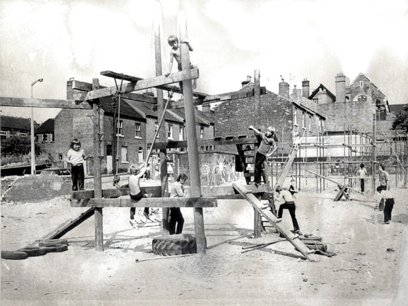 The adventure playground in Walsall's Caldmore area was proving popular with youngsters in August 1975. With plenty of opportunities to climb, explore and let off steam, playgrounds like this were a big part of many children's summer holidays. Do you remember the adventure playground in Caldmore, or the playgrounds where you spent your school holidays?