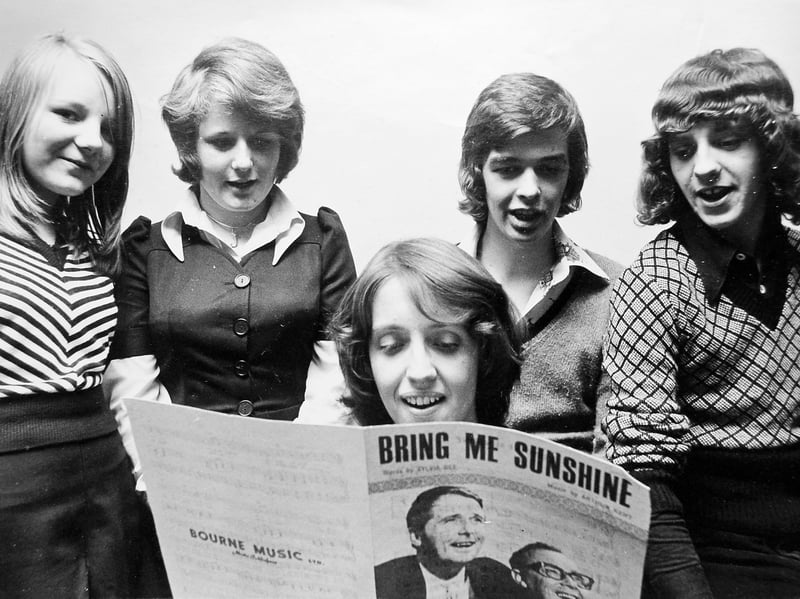 Before smartphones and social media, youth clubs were places where friendships and talents grew. In 1975, members of The Moorland Youth Show rehearsed their performances for elderly audiences, with the idea started by youth leader Mrs Maureen Benson. Do you remember local youth clubs like this?