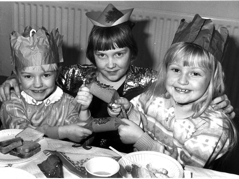 Three youngsters pull Christmas crackers at a party at Roapp Hall Community Centre, Darlaston, in 1989. With festive hats and plenty of anticipation, the picture captures a simple Christmas moment from more than 35 years ago. Do you recognise any of the children, or remember Christmas parties at Roapp Hall?