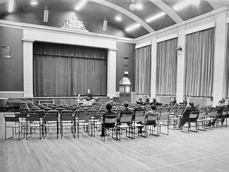 Wrekin MP and Joint Parliamentary Secretary at the Ministry of Technology, Gerry Fowler, addresses a vast sea of empty chairs at Wolverhampton College of Technology on January 10, 1969. Despite arriving to find only a handful of listeners, Mr Fowler pressed on with his talk detailing education for the technologist of the future. The remarkably low attendance led student organiser Tony Miller to offer a humble apology, noting how previous visits by Enoch Powell and Mary Whitehouse had packed the hall to capacity. Were you a student at Wolverhampton College of Technology in 1969, or do you remember attending any of these guest speaker forums?