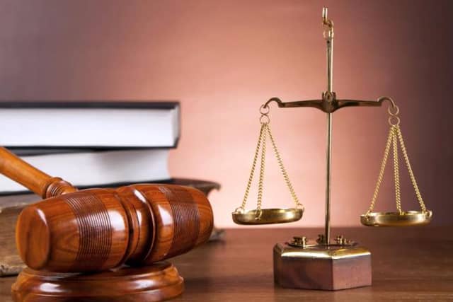 Gavel and hammer stock
