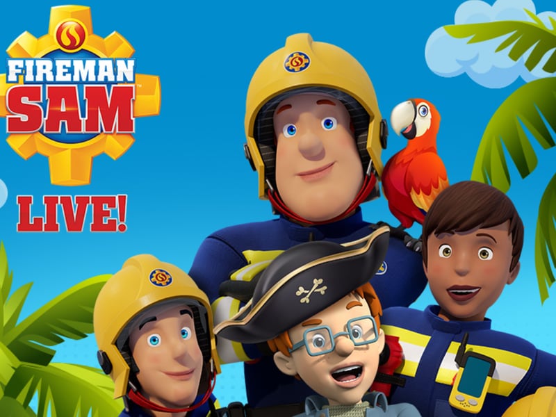 Fireman Sam and friends set off on a treasure hunt adventure filled with pirate fun, songs and daring rescues in this action-packed live show, which takes place on July 28. Ticketed event.