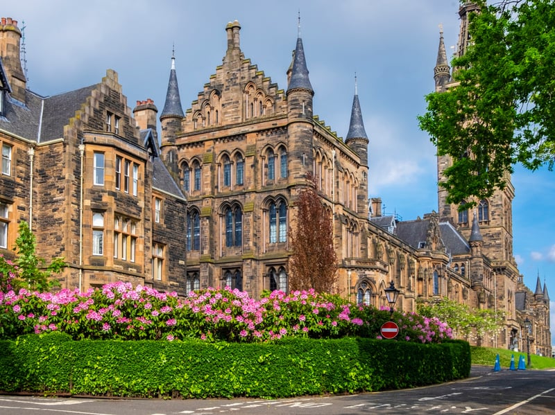 The University of Glasgow is fourth in Scotland, having ranked at number 29 in the UK table. It has an overall score of 74 per cent.