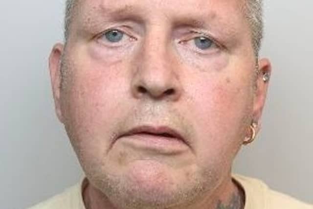 Jilted Barnsley husband Murphy tried to bypass a court order not to contact his ex by writing her letters but addressing them to her dogs.
The 53-year-old, who had a “vast” 266 previous offences on his record, was on prison remand at the time, having denied spending £149 on a hoover using his estranged wife’s bank card.
Murphy wrote four letters to his wife which were addressed to the “dogs they owned” between May and August 2025.
Recorder Ian Mullarkey told Murphy he had not addressed the letter to the dogs so “they could read them” but to “circumvent” restrictions that had been placed on him in respect of contacting his ex.
He was jailed for 24 months and handed a five-year restraining order.