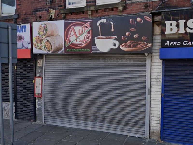 AWS Cafe on Roundhay Road, Harehills, was rated 2* on January 5.